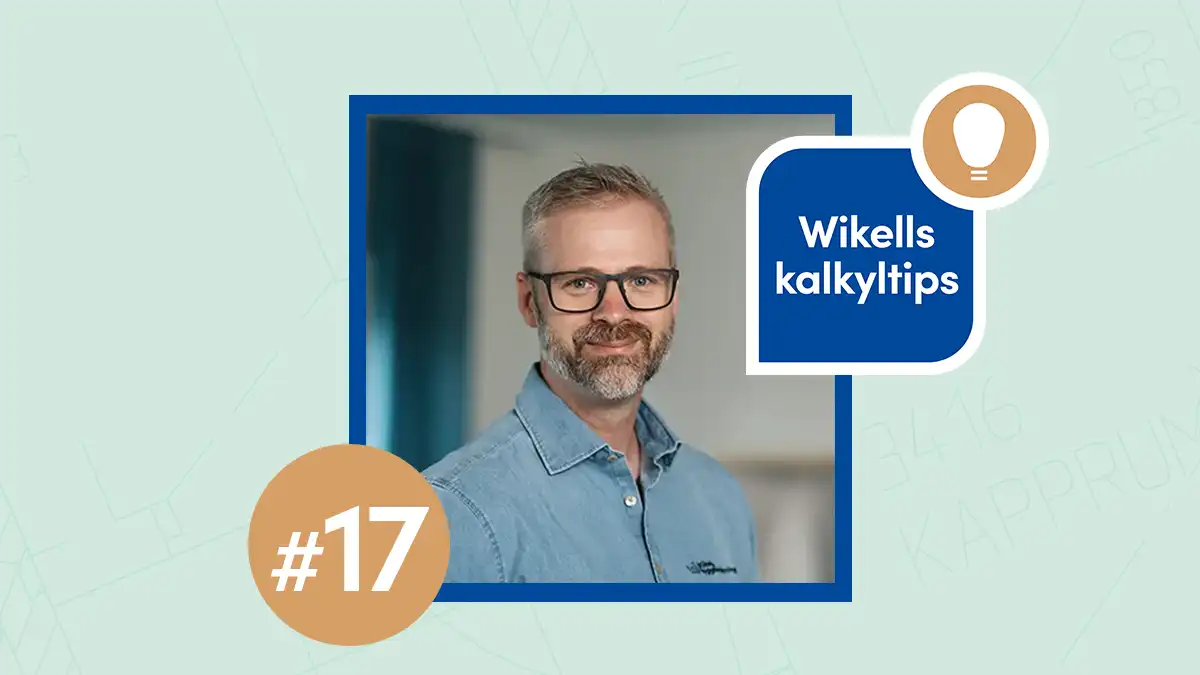 Porträtt av Johan Fromell kopplat till serien Wikells kalkyltips, avsnitt 17