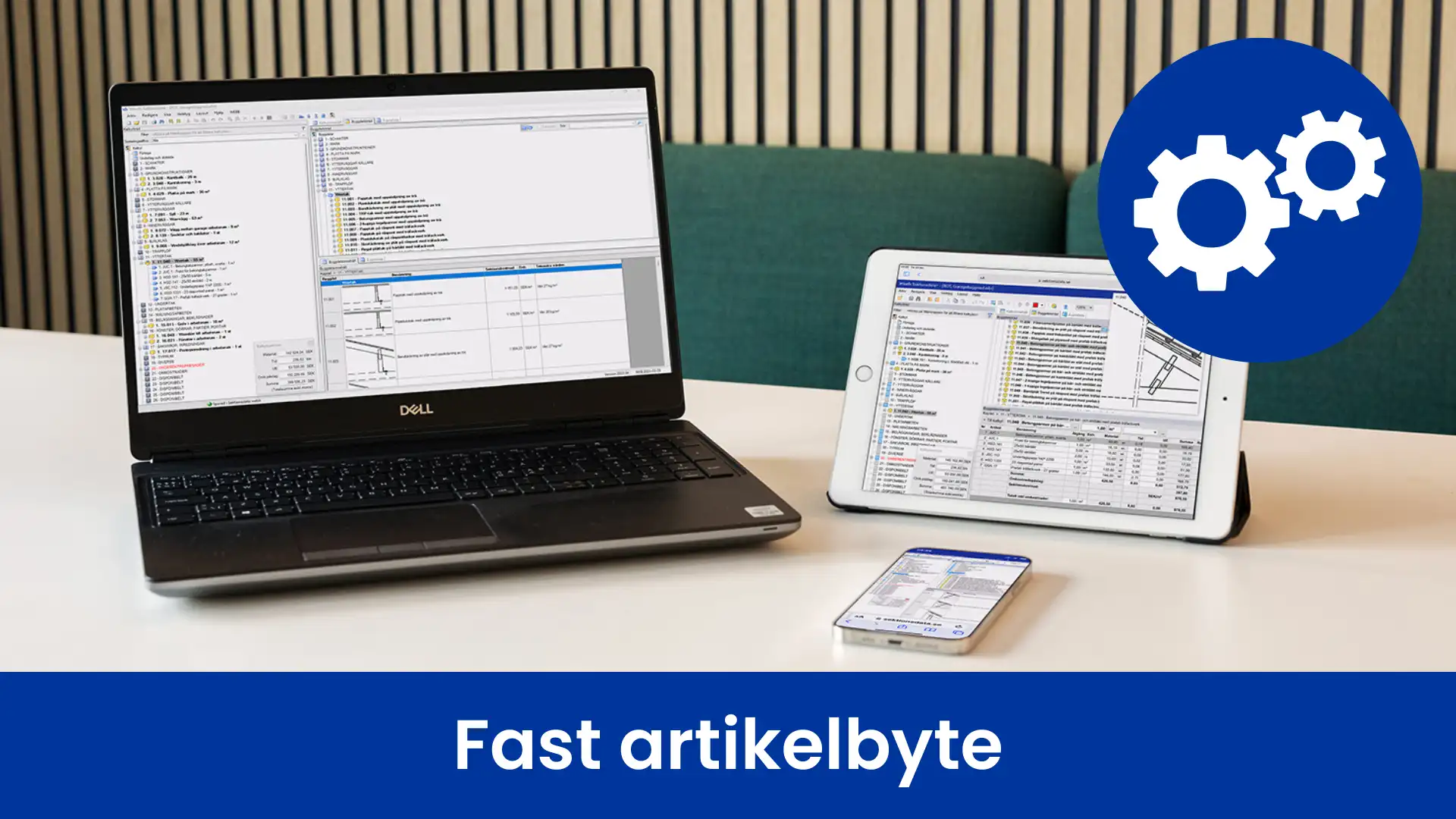 Utbildningsfilm: Fast artikelbyte i Wikells Sektionsdata.