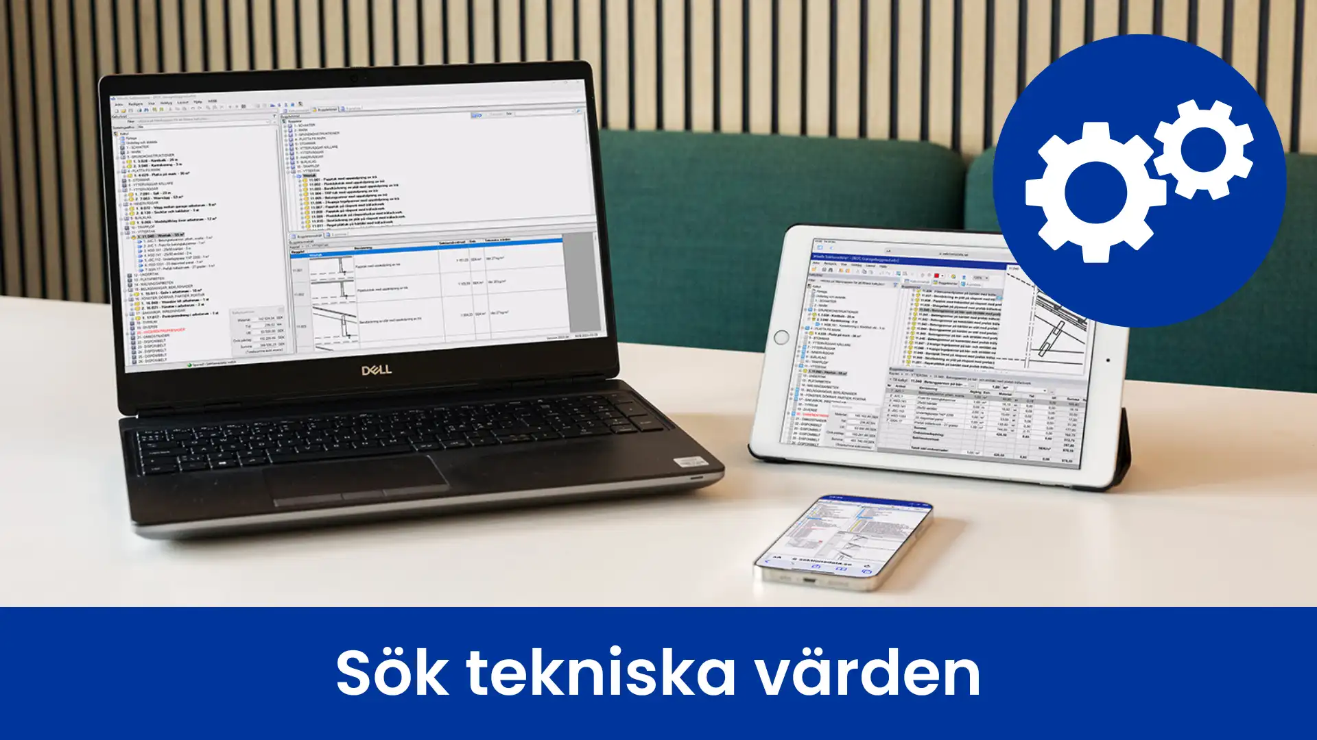 Utbildningsfilm: Sök tekniska värden i Wikells Sektionsdata.